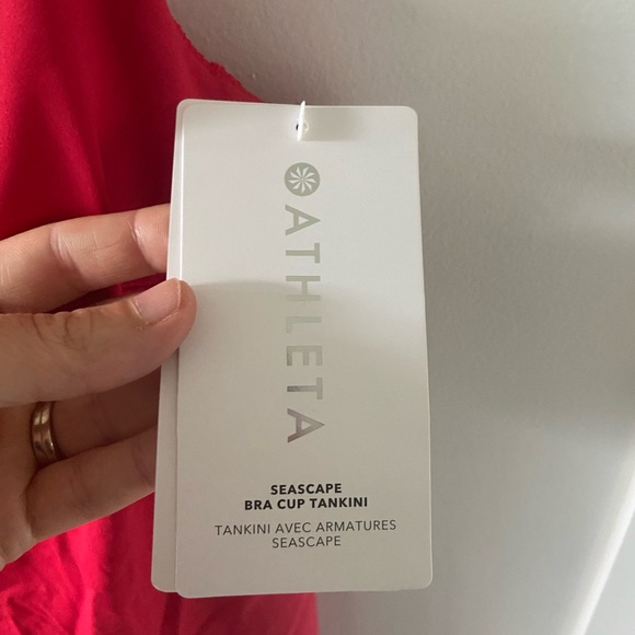 Athleta Seascape Blousy Tankini Bathing Suit Racerback - Picture 4 of 7